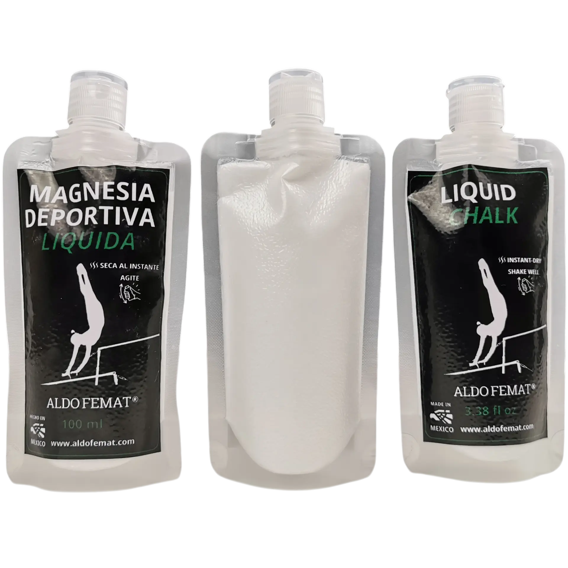 Material detail of Professional Gym Chalk | Liquid & Powder for Gymnastics, Climbing, and Calisthenics, color Liquid.